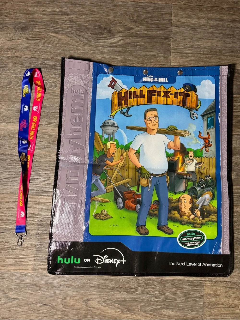 SDCC 2026 San Diego Comic Con King Of the Hill Hulu Animayhem Oversized Tote Bag